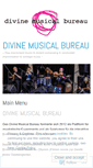 Mobile Screenshot of divinemusicalbureau.com