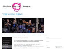 Tablet Screenshot of divinemusicalbureau.com